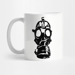 Vintage Gas Mask -- Black Edition Mug